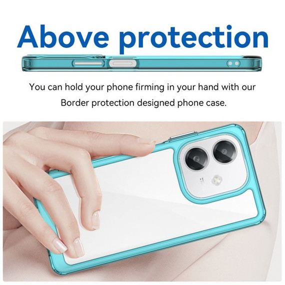 Oppo A60 5G Soft Gel Bumper Case [Clear Blue]