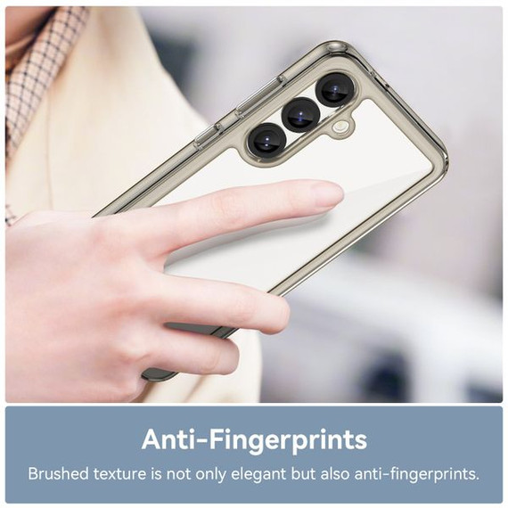 Galaxy S25      Soft Gel Bumper Case    [Clear Grey]