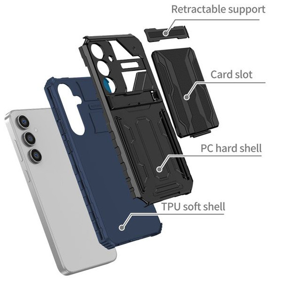 Galaxy A16 5G  Kickstand Heavy Duty Case [Navy]