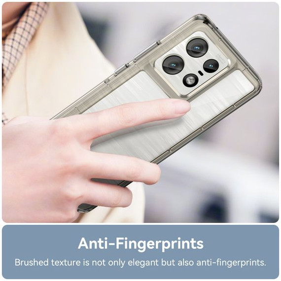 Moto Edge 50 Pro Soft Gel Bumper Case [Clear Grey]