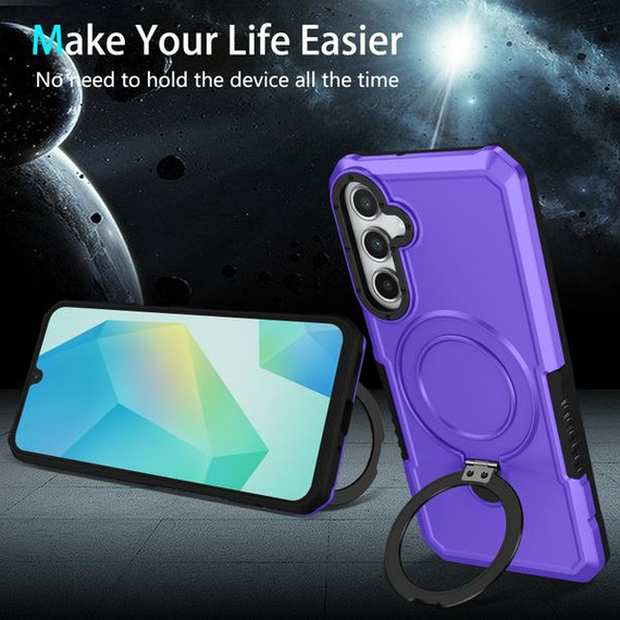 Galaxy A16 5G  Kickstand Heavy Duty Case [Purple]