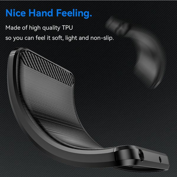 Oppo Reno 12F 5G      Carbon Fibre Case    [Black]