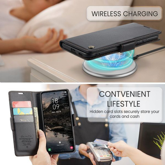 Galaxy S25      Pu Wallet Case    [Black]