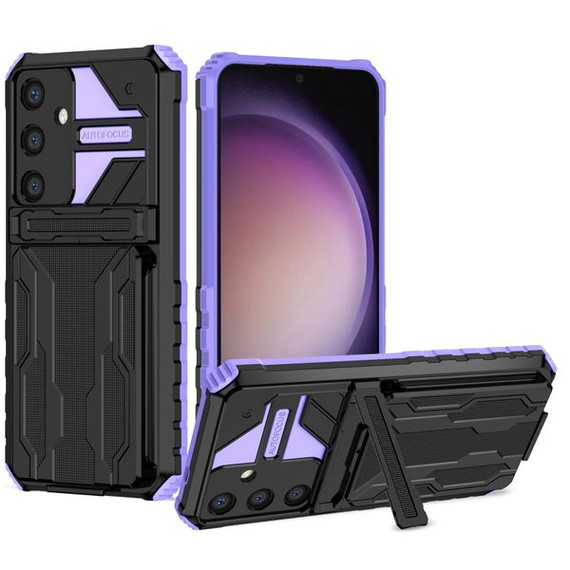 Galaxy S25 Plus  Kickstand Heavy Duty Case [Purple]