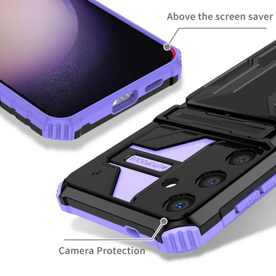 Galaxy S25 Plus  Kickstand Heavy Duty Case [Purple]