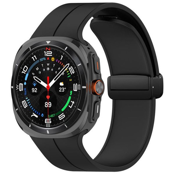 Samsung Galaxy Watch Ultra 47Mm      Silicone Strap   [Black]