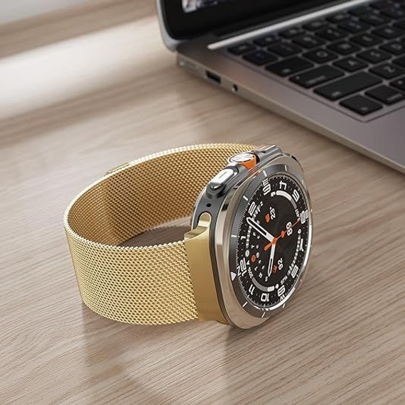 Samsung Galaxy Watch Ultra 47Mm      Milanese Loop Strap   [Gold]