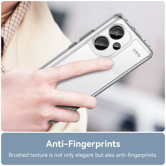 Xiaomi Redmi Note 13 Pro+ 5G      Soft Gel Bumper Case    [Clear]