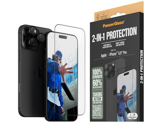 PanzerGlass 2-in-1 Bundle -iPhone 16 Pro Max