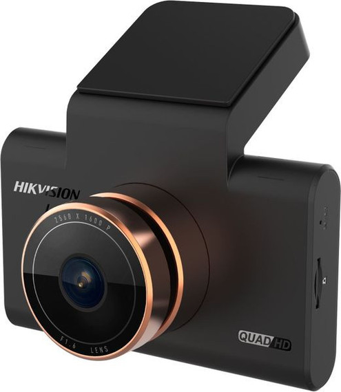 HIKVISION 5MP Dashcam 1600P FHD Loop Recording, 130° FoV, WiFi, Night Vision, 4" Display, SD Card Slot, App Support - C6PRO-5MP 
