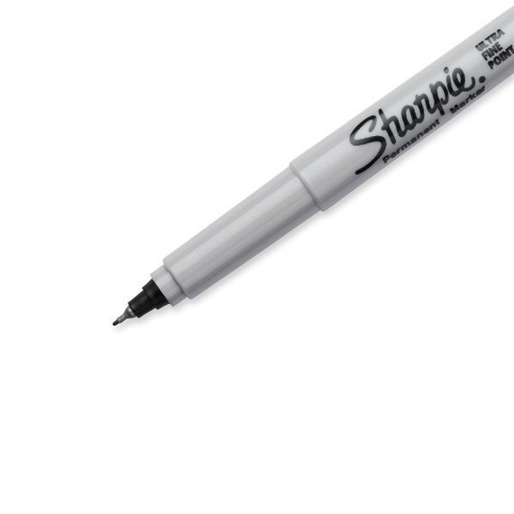 Sharpie S37121 Ultra Fine Black Permanent Marker Pen (MOQ 12) - Product Code 37121