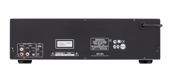 ONKYO 6-Disc CD Carousel Changer with Vector Linear Shaping Circuitry - Silver (Product Code: DXC390S)