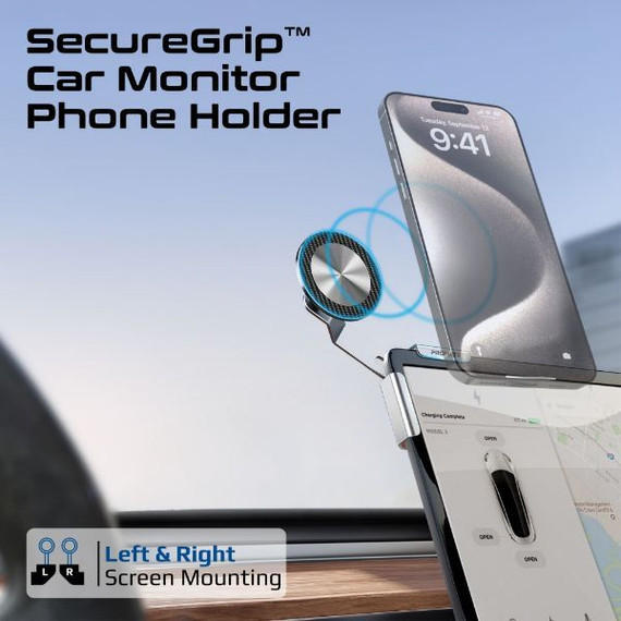PROMATE SecureGrip Cradleless Magnetic Smartphone Holder for Car Monitors (7-14.6mm) - MAGHOLD-90
