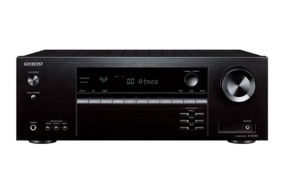 ONKYO TXSR393B 5.2 Channel AV Receiver with DTS-X, Dolby Atmos, 4 HDMI Inputs, 155W per Channel, Black