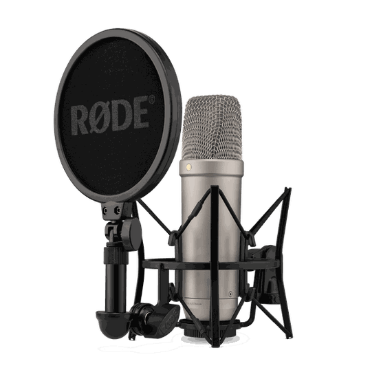 RODE NT1 (5th Gen) Studio Condenser Microphone [ Silver ]