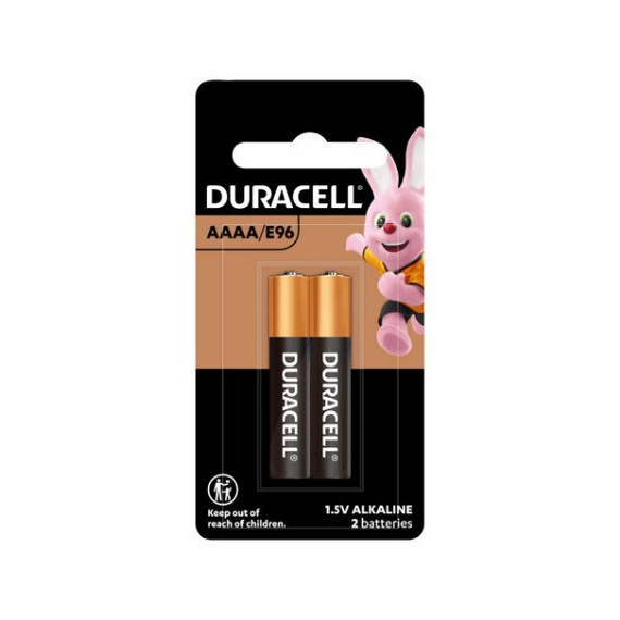 DURACELL Specialty AAAA/MX2500 E96 1.5V Alkaline Battery, Pack of 2 - DURGT3983