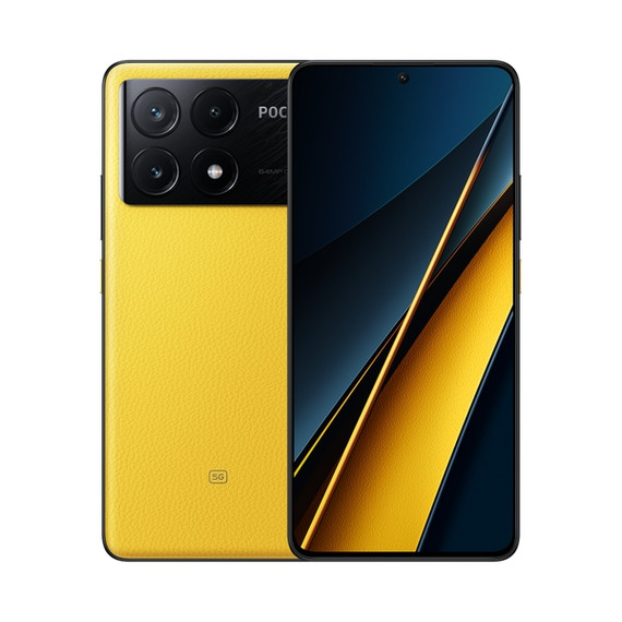Poco X6 Pro 5G Mobile Phone [256GB / 8GB RAM - Yellow]
