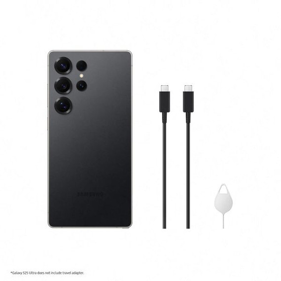 Samsung Galaxy S25 Ultra SM-S938/DS Mobile Phone [ 256GB / 12GB RAM - Titanium Black ]