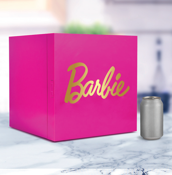 Barbie Hot Pink Mini Fridge (6.7L)
