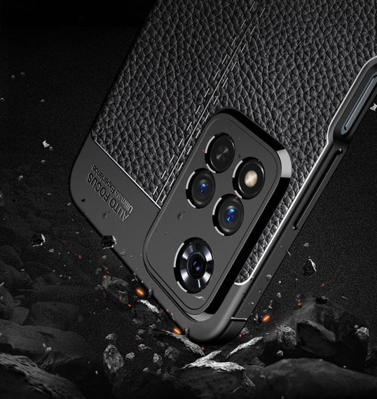 Xiaomi Redmi Note 11 Pro Leather Texture Case Black