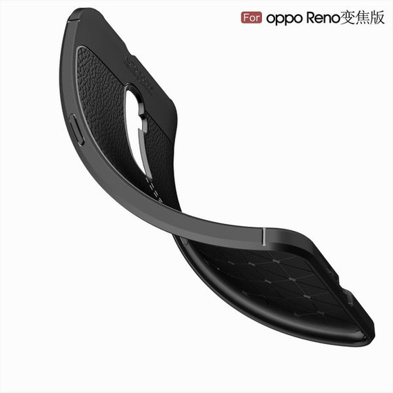 OPPO Reno 10xZoom Leather Texture Case Red