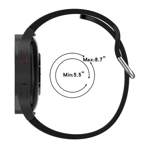 Samsung Galaxy Watch 7 40mm Silicone Strap [Teal/Red]