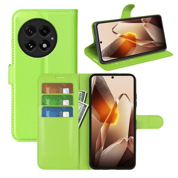 Oneplus 13 Pu Wallet Case [Green]