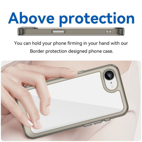 Apple iPhone 16E Soft Gel Case [Clear Grey]
