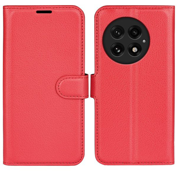 Oneplus 13 Pu Wallet Case [Red]