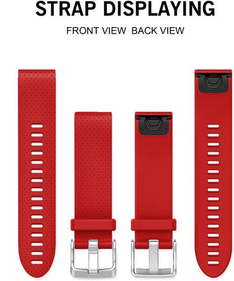 Garmin Forerunner 965 Silicone Strap [Red]