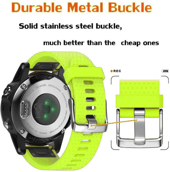 Garmin Forerunner 965 Silicone Strap [Lime]