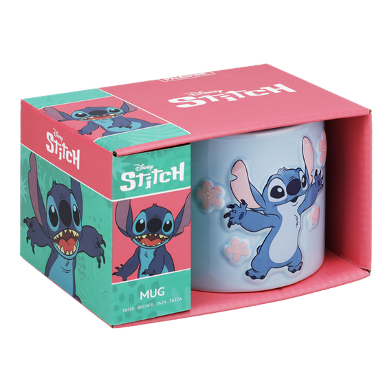 Disney Stitch Embossed Mug