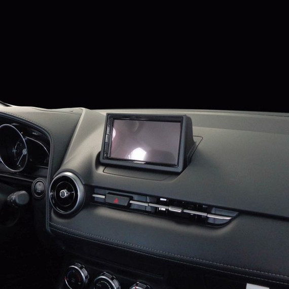 Fitting Kit Toyota Yaris Mazda Cx-3 2016 - 2020 Double Din (Black)