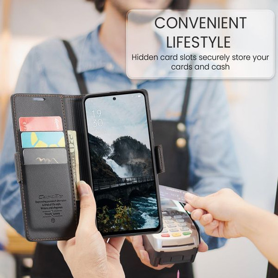 Oppo Reno 13 5G      Pu Wallet Case    [Black]