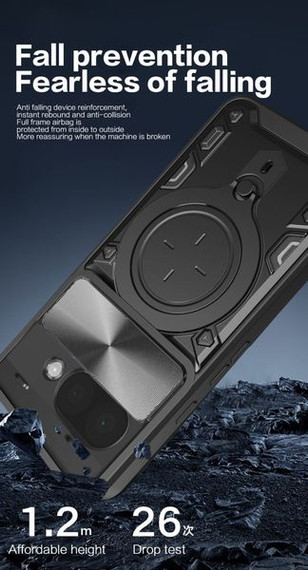 Google Pixel 9A      Heavy Duty Case    [Black]