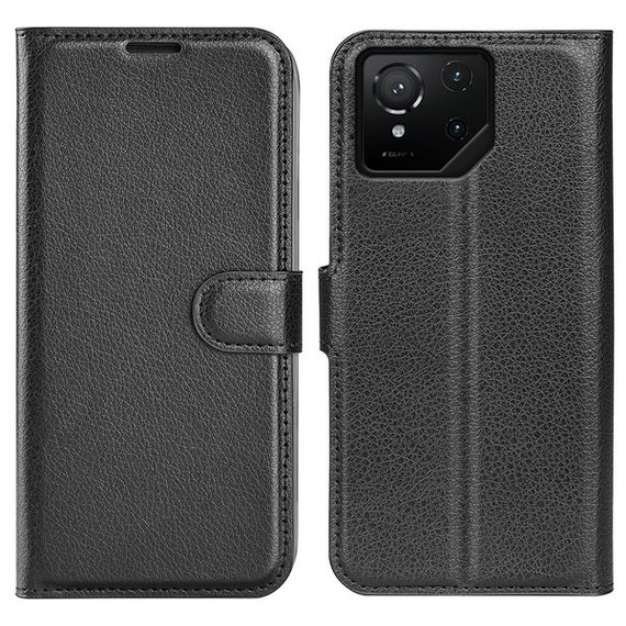 Asus Rog Phone 9      Pu Wallet Case    [Black]
