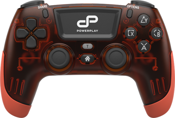 PowerPlay PS4 Wireless Controller (Translucent Red)