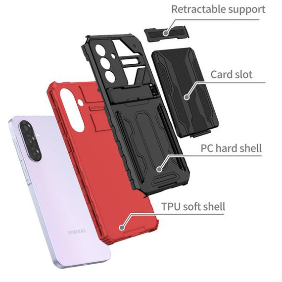 Galaxy A56 5G      Heavy Duty Case    [Red]
