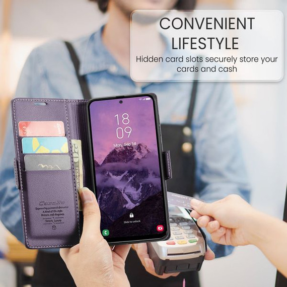 Galaxy A56 5G      Pu Wallet Case    [Purple]