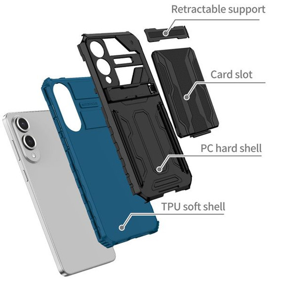 Galaxy S25 Edge      Heavy Duty Case    [Navy]