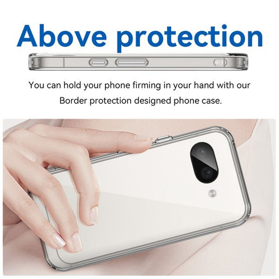 Google Pixel 9A      Soft Gel Case    [Clear Bumper]