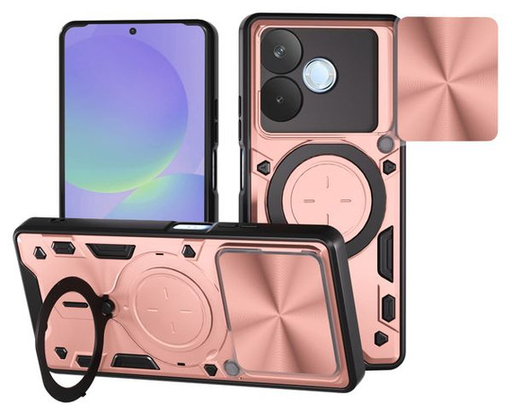 Oppo A5 Pro 5G      Heavy Duty Case    [Rose Gold]