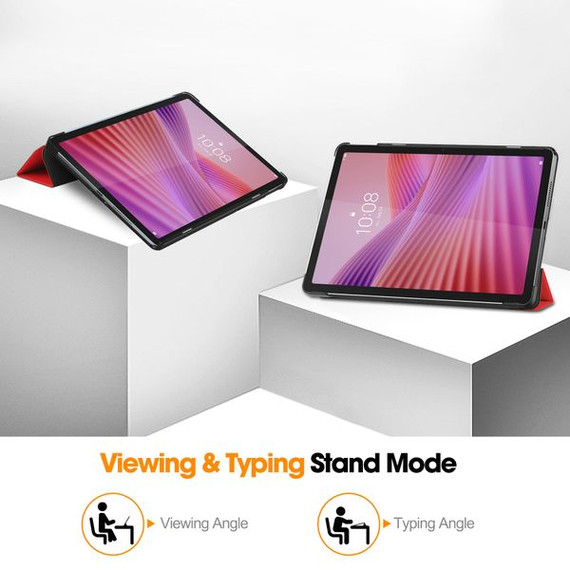 Tab 10.1" 2025 Tb311    Tri-Fold Pu Case    [Red]