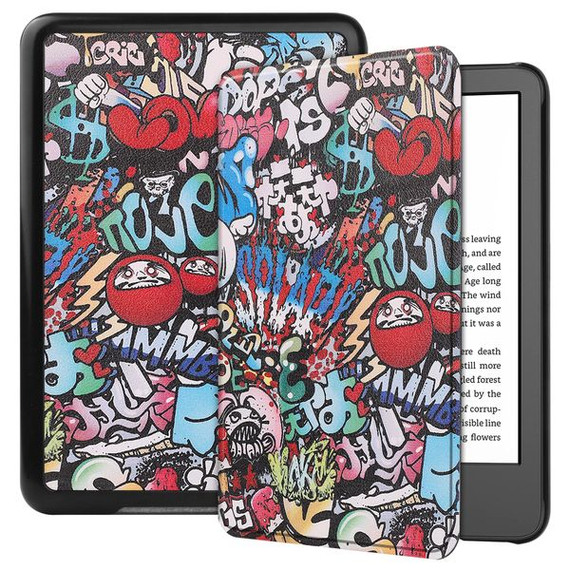 Kindle Touch 6" (11Th Gen 2024)    Designer Tri-Fold Case    [Graffiti]