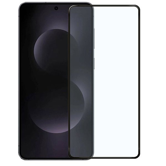 Galaxy S25 Edge         Premium Full Cover Glass Screen Protector [Black]