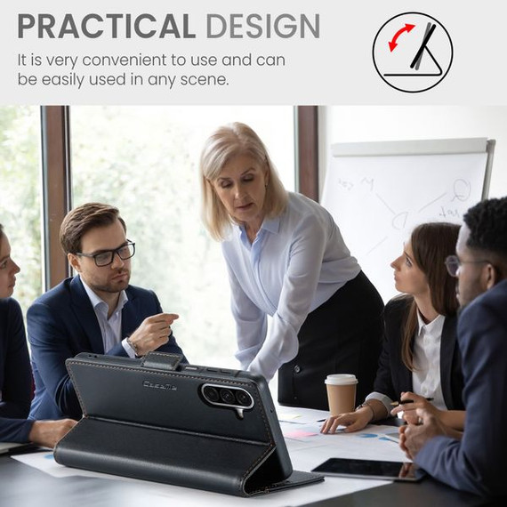 Galaxy A26 5G      Pu Wallet Case    [Black]