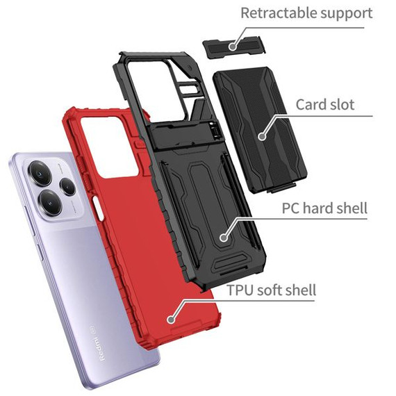 Xiaomi Redmi Note 14 5G      Heavy Duty Case    [Red]