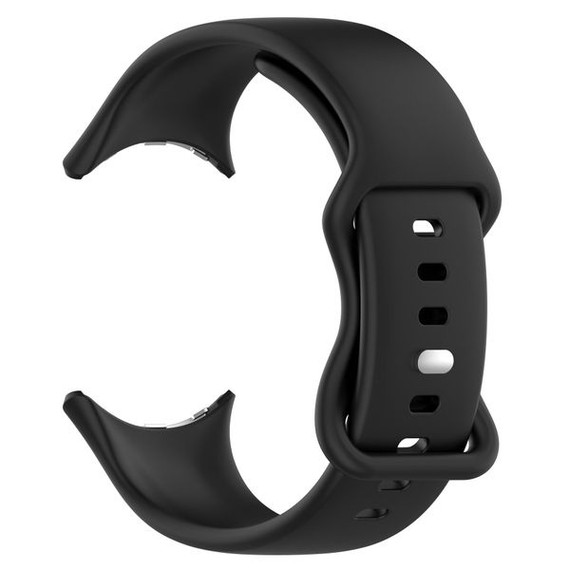 Google Pixel Watch 2      Silicone Strap   [Black - Large]