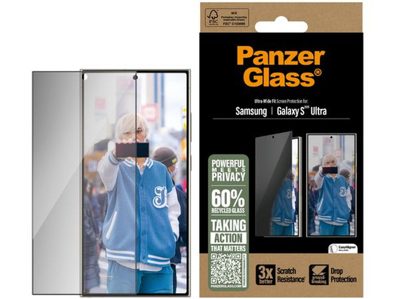 PanzerGlass UltraWide Fit Privacy SP - Samsung GS25 Ultra