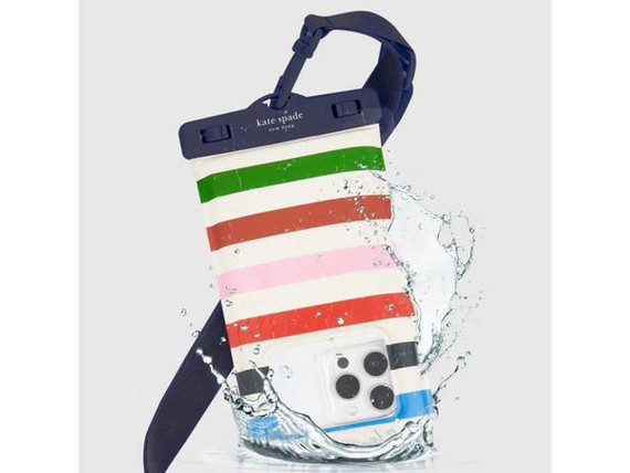 Kate Spade Waterproof Floating Pouch - Adventure Stripe